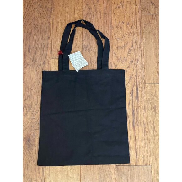 10•CORSO•COMO Black With Dogs Tote Bag Cloth With Tag Black And White - Picture 7 of 7